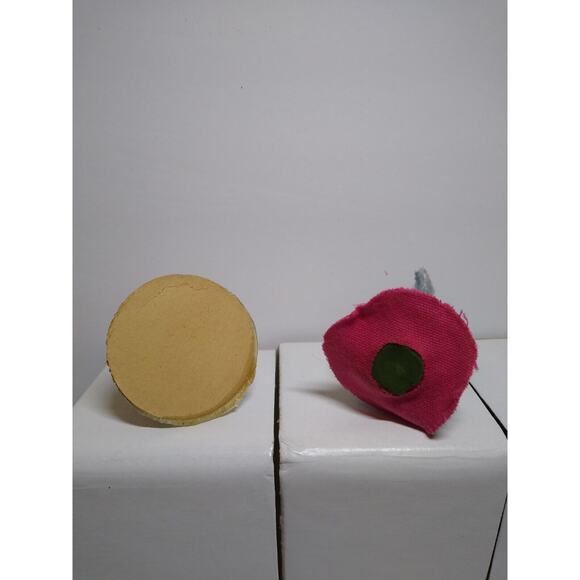 Dwarfs Elf Christmas Tree Ornaments Set Of 2 Vintage Fabric Clothing Mid Century - Picture 6 of 6